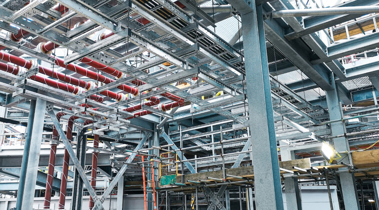 Fuel Piping Gantry Data Center Design Bryden Wood