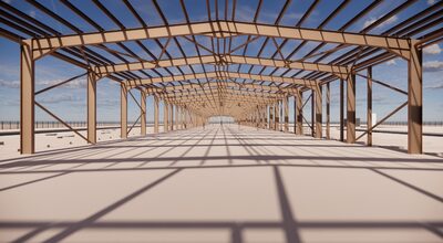 Google Cirrus CGI - Structural Engineering by Bryden Wood