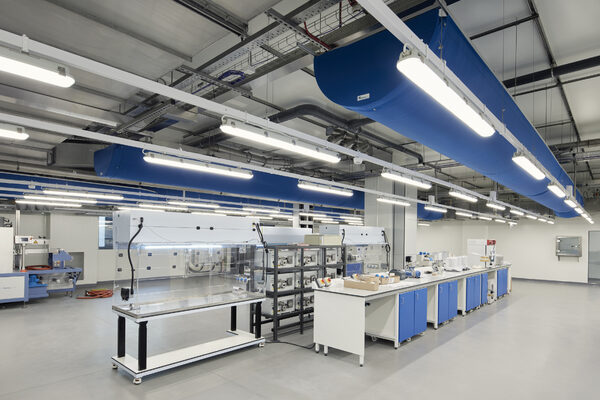 Laboratory designed by Bryden Wood