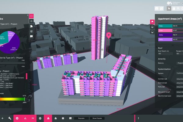 PRiSM residential housing design app by Bryden Wood. PMH Technology, Modern Methods of Construction