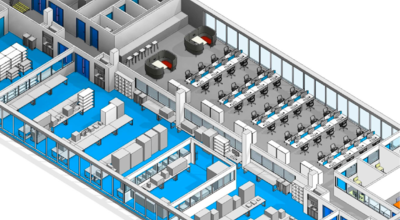 3D View of Bryden Wood Laboratory Design Project