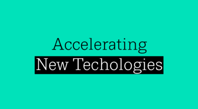 Accelerating New Technologies - cover slide
