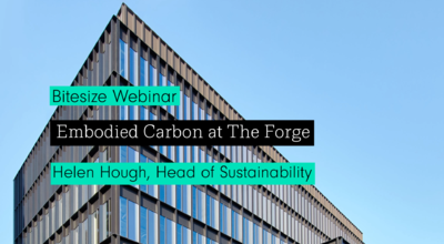 Embodied Carbon at The Forge webinar promotion